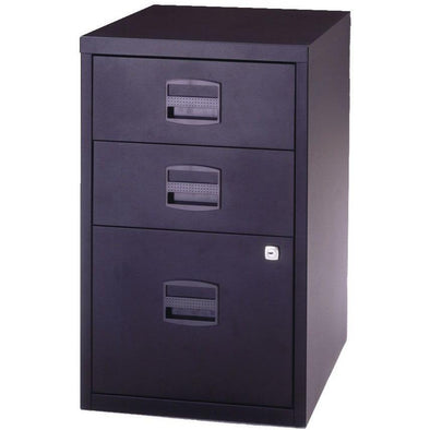 Bisley A4 Small Home Filing Cabinet - 3 Drawer Non Mobile - Educational Equipment Supplies