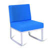 Matal Framed Low Easy Skid Base Reception Chair - Educational Equipment Supplies