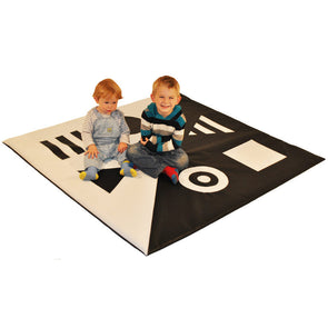 Black & White Nursery Soft Play Activity Mat Black & White Nursery Soft Play Activity Mat | Soft Mats Floor Play | www.ee-supplies.co.uk
