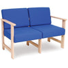 Wooden Framed Reception / Waiting Room Sofa - Educational Equipment Supplies