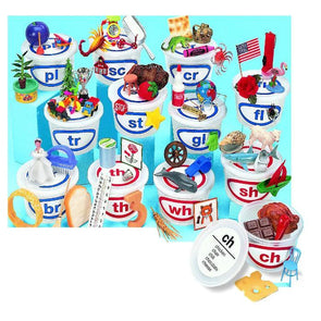 Blends & Digraph Teaching Tubs - Educational Equipment Supplies