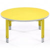 Start Right Circular - Height Adjustable Tables - With Matching Colour Top & Frames - Educational Equipment Supplies