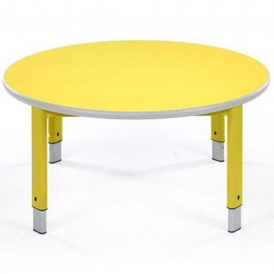 Start Right Circular - Height Adjustable Tables - With Matching Colour Top & Frames - Educational Equipment Supplies