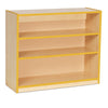 Blue - Coloured Edge Open Bookcase with 2 Adjustable Shelves Blue - Coloured Bookcase With 2 Adjustable Shelves | Book Display | www.ee-supplies.co.uk