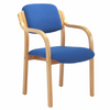 Renoir Wooden Upholstered Arm Chair - Educational Equipment Supplies
