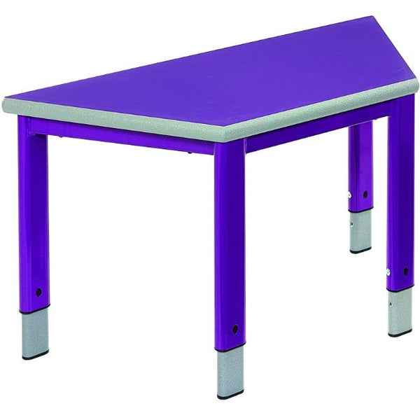 Start Right Trapezoidal - Height Adjustable Tables - With Matching Colour Top & Frames