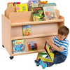 Book Display Display & Storage Unit With 9 Coloured Trays - Educational Equipment Supplies
