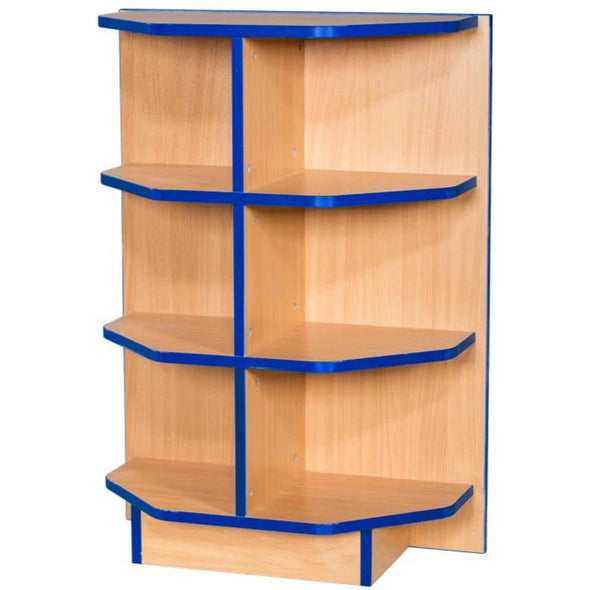 Brook Library Bookcase - End Cap Flat Top - Educational Equipment Supplies