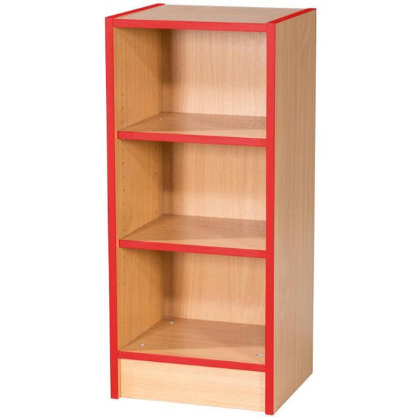 Brook Single Sided Slimline Library Bookcase - Flat Top - Educational Equipment Supplies