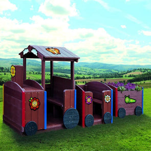 Childrens Outdoor Plastic Train - Educational Equipment Supplies