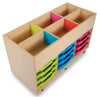 Bubblegum 6 Bay Kinderbox With 12 Shallow Trays - Educational Equipment Supplies