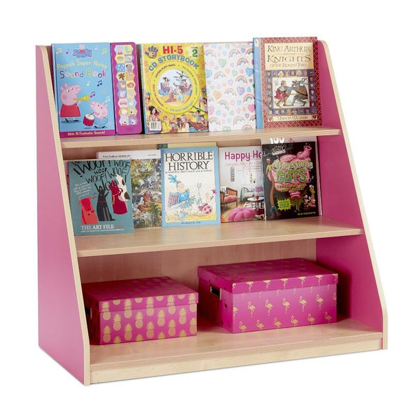 Bubblegum Single Sided Library Unit + 2 Fixed Straight Shelves