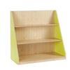 Bubblegum Single Sided Library Unit + 2 Fixed Straight Shelves - Educational Equipment Supplies