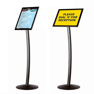 BusyGrip® Black Poster Stand - Educational Equipment Supplies