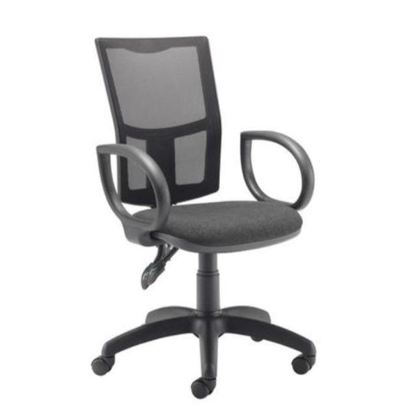 Calypso Mesh Operators Chair + Fixed Arms - Educational Equipment Supplies