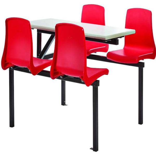 Four Seater NP Chair Canteen Cantilever Table