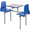 Two Seater NP Chair Canteen Cantilever Table - Educational Equipment Supplies