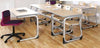Cantilever Euro Table - Double W1500 x D750mm - Bull Nose Edge - Educational Equipment Supplies