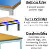 Cantilever Euro Table - Double W1200 x D600mm - Bull Nose Edge Cantilever Euro Table - Double - Bull Nose Edge | Tables | ee-supplies.co.uk