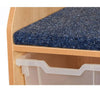 Kubbyclass Carpeted Cloakroom Seat Unit - Educational Equipment Supplies