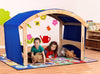 Playscapes Indoor / Outdoor Childrens Folding Den + Camouflage Den Kit - Educational Equipment Supplies