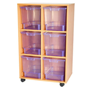 Certwood Clear 6 Jumbo Tray Mobile Tray Unit Certwood Clear 6 Jumbo Tray Mobile Tray Unit | Tray Store | www.ee-supplies.co.uk