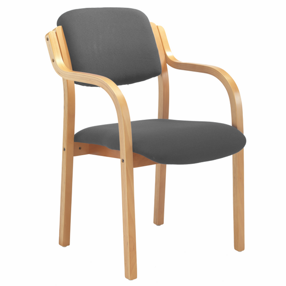 Renoir Wooden Upholstered Arm Chair - Educational Equipment Supplies