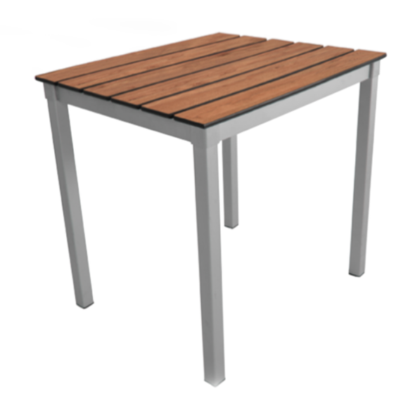 Gopak Enviro Slatted Top Outdoor Table - 600 x 600mm - Educational Equipment Supplies