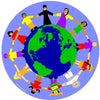 Children of the World™ Multi-Cultural Carpet - Light Blue W2000 x D2000mm - Educational Equipment Supplies