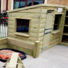 Children’s Outdoor Wooden Pitch Roof Playhouse Children’s Outdoor Wooden Pitch Roof Playhouse | Great Outdoors | www.ee-supplies.co.uk