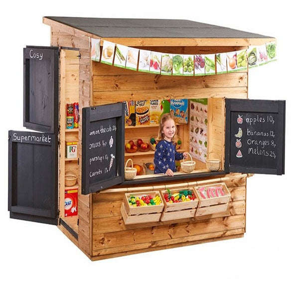 Children’s Outdoor Wooden Super Market Shed Children’s Outdoor Wooden Super Market Shed | www.ee-supplies.co.uk