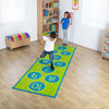 Childrens Hopscotch Carpet / Rug 3m x 1m - Educational Equipment Supplies