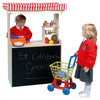 Childrens Role play Shop / Puppett Theatre With Blackboard - Educational Equipment Supplies