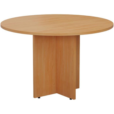 Round Meeting Table - Beech - Educational Equipment Supplies