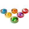 Wooden Sorting Colour Rainbow Nests City Blocks Construction Set | Wooden Construction | www.ee-supplies.co.uk