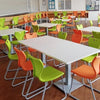 Classic En40 Poly Skid Base Classroom Chair - Educational Equipment Supplies