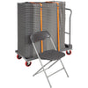 40 x Classic Folding Chair + Trolley Bundle - Educational Equipment Supplies
