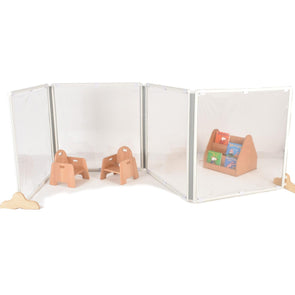Classroom Room Dividers - See Thru Set Of 4 Large Square. - Educational Equipment Supplies
