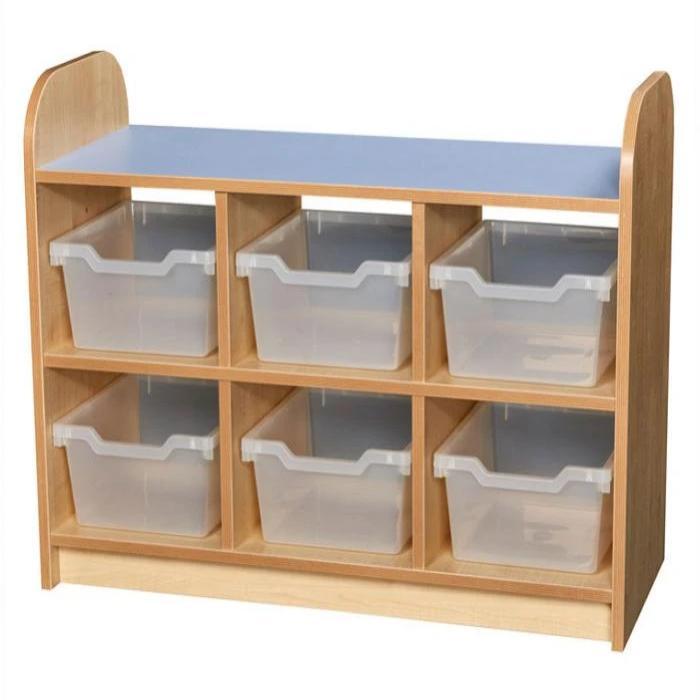 KubbyClass 2 Tier Cube Unit - Open Back + Trays | Educational Equipment ...