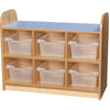 KubbyClass 2 Tier Cube Unit - Closed Back - Educational Equipment Supplies