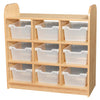 KubbyClass 3 Tier Cube Unit - Open Back + Trays - Educational Equipment Supplies