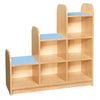 KubbyClass 3 Tier Stepped Storage Cube - Right Hand + Trays - Educational Equipment Supplies