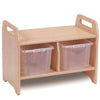 Playscapes Welcome Storage Bench - Small + Baskets - Educational Equipment Supplies