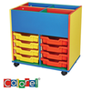 Colore Mobile Eight Tray Unit  + Kinderbox - Educational Equipment Supplies
