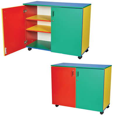 Colore Mobile Storage Cupboard - Educational Equipment Supplies