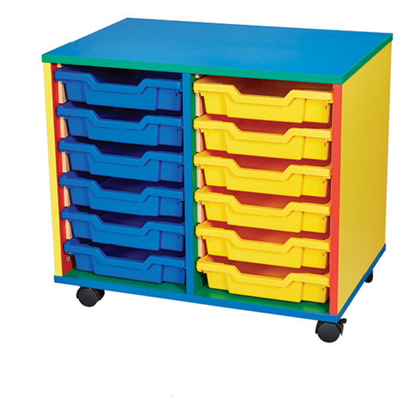 Colore Mobile Twelve Tray Unit - Educational Equipment Supplies