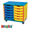 Colore Mobile Twelve Tray Unit - Educational Equipment Supplies