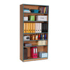 Value Coloured Edge Open Wooden Bookcase + 1 Fixed & 4 Adj Shelves - H180cm Coloured Bookcase With 4 Adjustable & 1 Fixed Shelves | Book Display | www.ee-supplies.co.uk