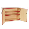 Value Coloured Edge Wooden Cupboard + 2 Adjustable Shelves - W102 x D47 x H76cm Coloured Edge Wooden Cupboard + 2 Adjustable Shelves - W102 x D47 x H76cm | School Cupboard Storage | www.ee-supplies.co.uk