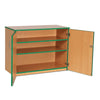 Value Coloured Edge Wooden Cupboard + 2 Adjustable Shelves - W102 x D47 x H76cm Coloured Edge Wooden Cupboard + 2 Adjustable Shelves - W102 x D47 x H76cm | School Cupboard Storage | www.ee-supplies.co.uk